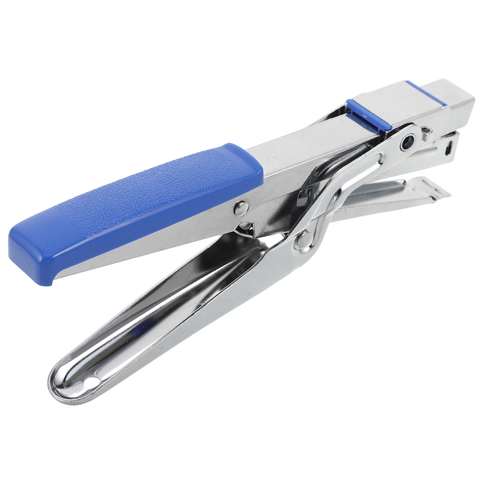 Stapler Heavy Duty - 튼튼한 휴대용 핀셋형 스테이플러, 파란색, 사무실,