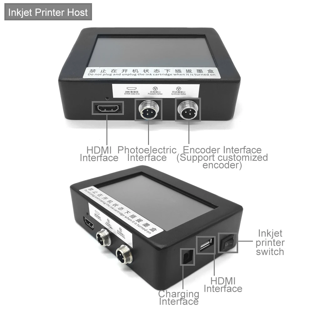 12.7-25.4mm 4.3인치 터치스크린 TIJ 프린 - Barcode Printer 리뷰 및 가격